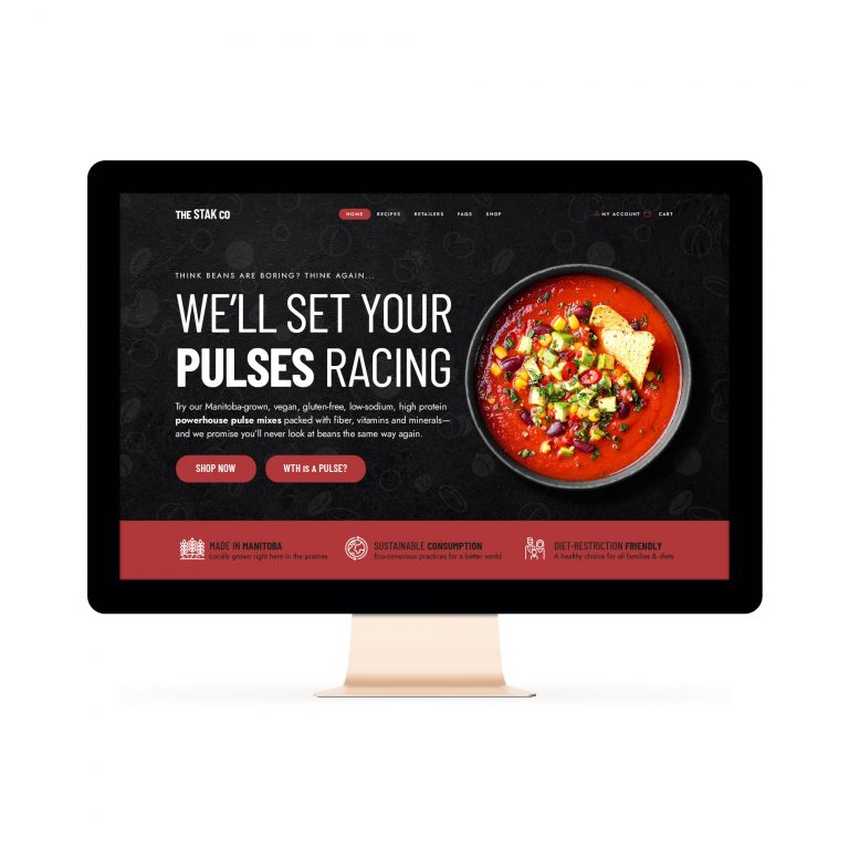 The Stak Co Winnipeg Website Design Branding Desktop Sqaure 2 768x768